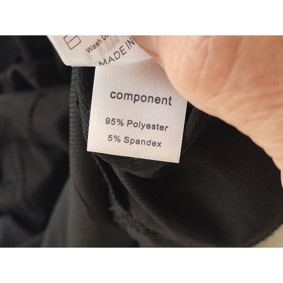 New Womens Whimsigoth Night Out Work Church Flared Flutter Sleeve Blouse Blk XL - Picture 5 of 8